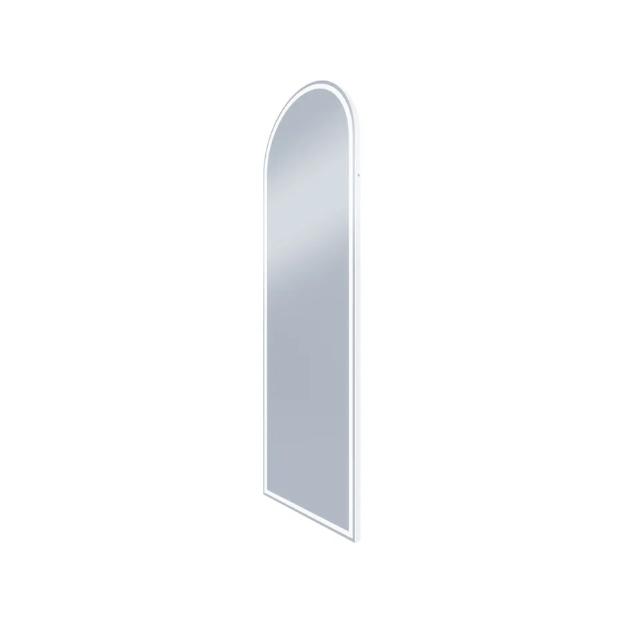 Great Great Arch 600 LED Mirror in Matt White - 60cm x 180cm