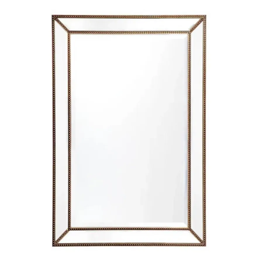 Zanthia Medium Wall Mirror Antique Gold 92cm x 61cm