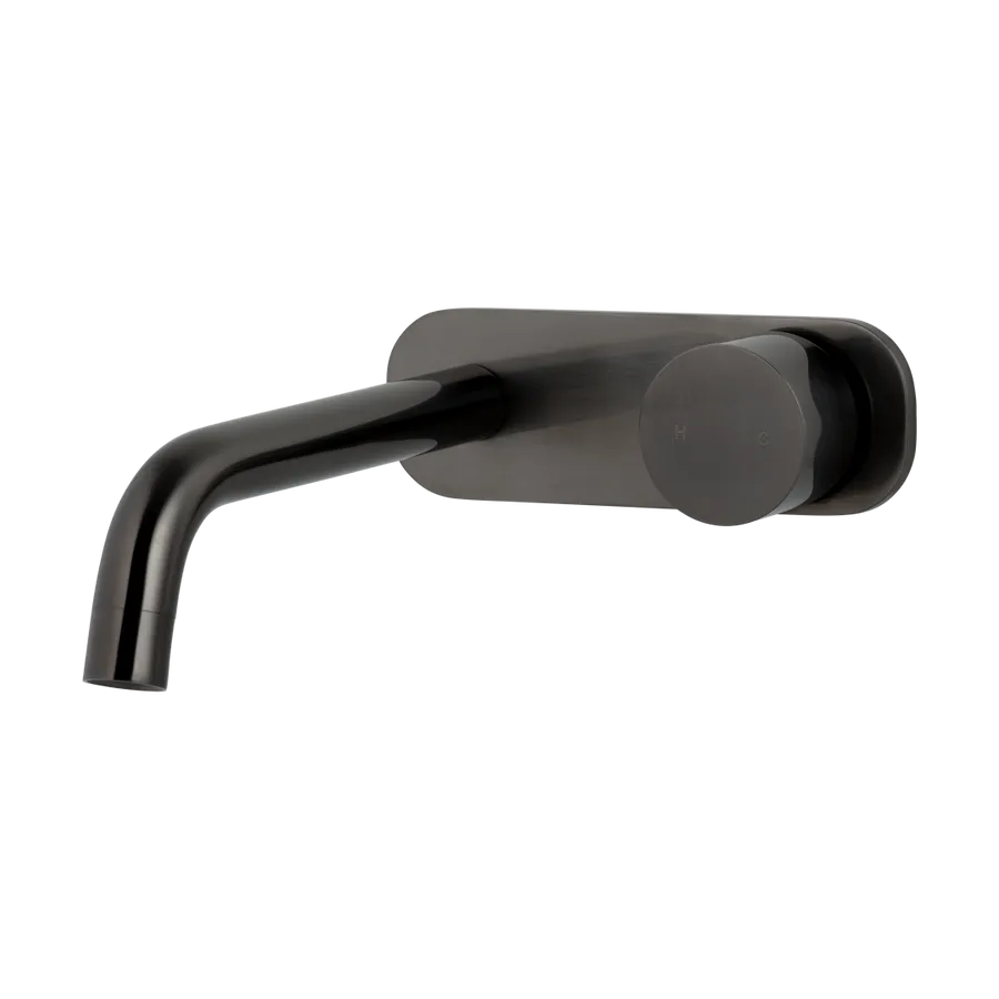 Milani Progressive Wall Mounted Set - Brushed Gunmetal