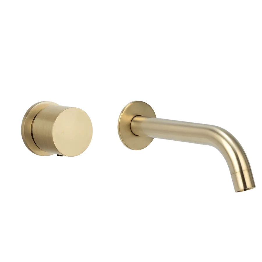 Milani Progressive Mixer & Spout Set - Brushed Brass