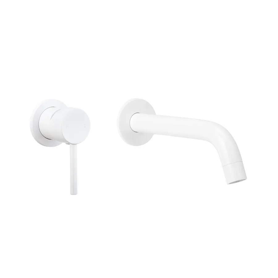 Elysian Minimal Mixer & Spout Set - White