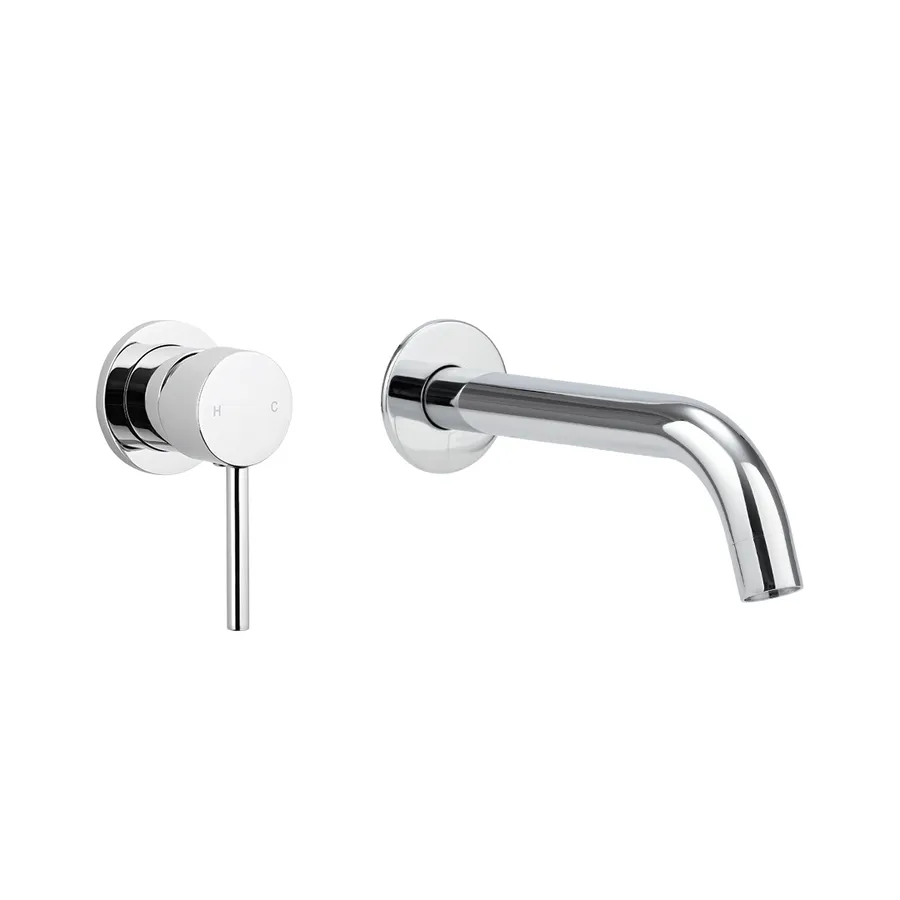 Elysian Minimal Mixer & Spout Set - Chrome