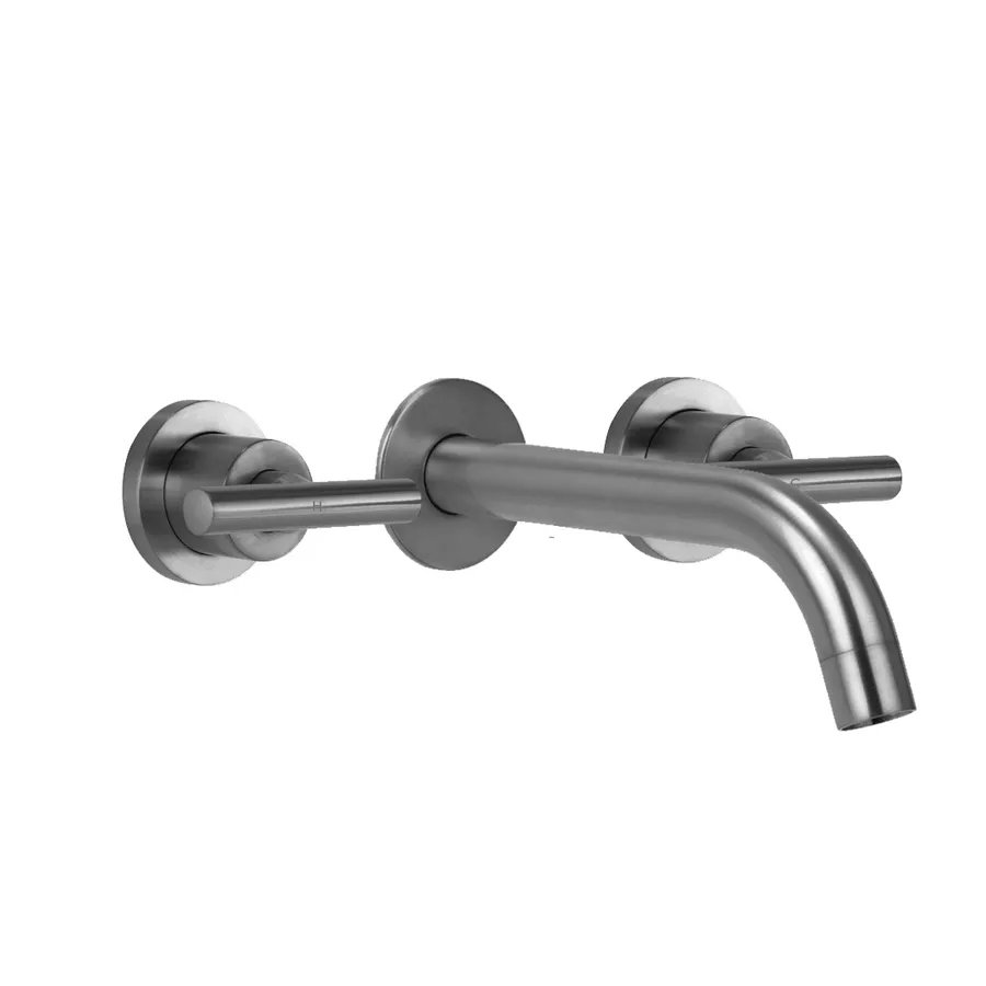Barre Assembly Taps & Spout Set - Brushed Gunmetal