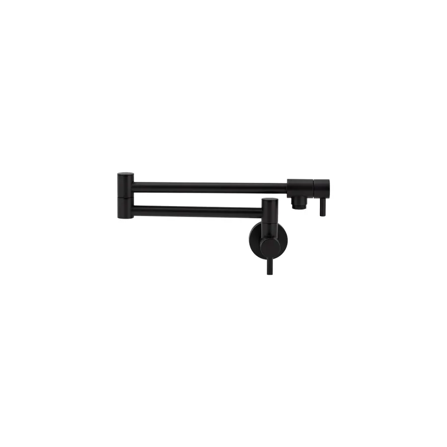 Elysian Pot Filler - Matte Black