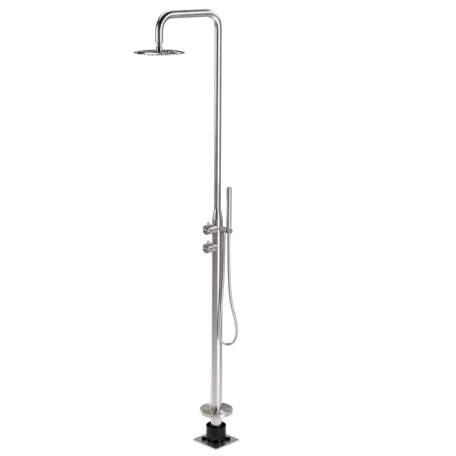 Sola Outdoor Shower Set - Stainless Steel