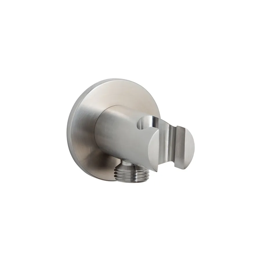 Sola Hand Shower Holder & BP - Stainless Steel