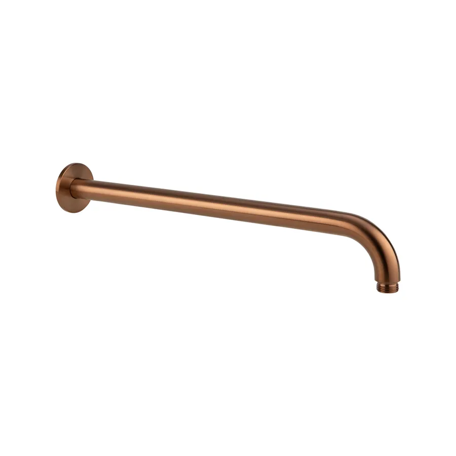 Sola Shower Arm - Brushed Copper