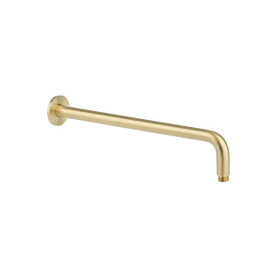 Shower Arm 400mm - Brushed Brass