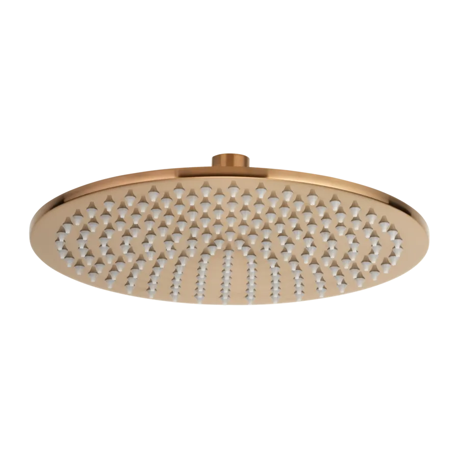 Shower Head Round 250mm - Brushed Copper