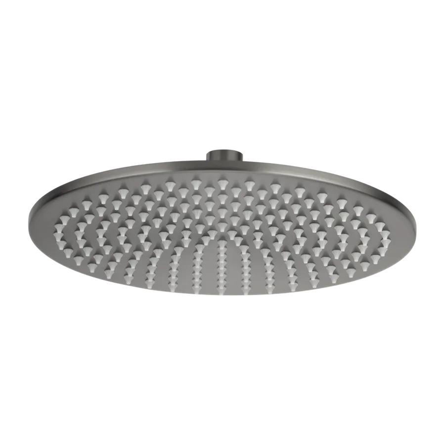 Shower Head Round 250mm - Brushed Gunmetal