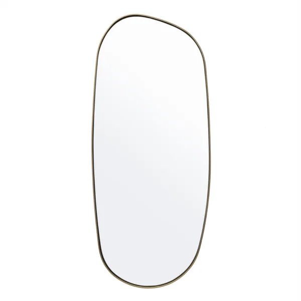Form Mirror L, Brass