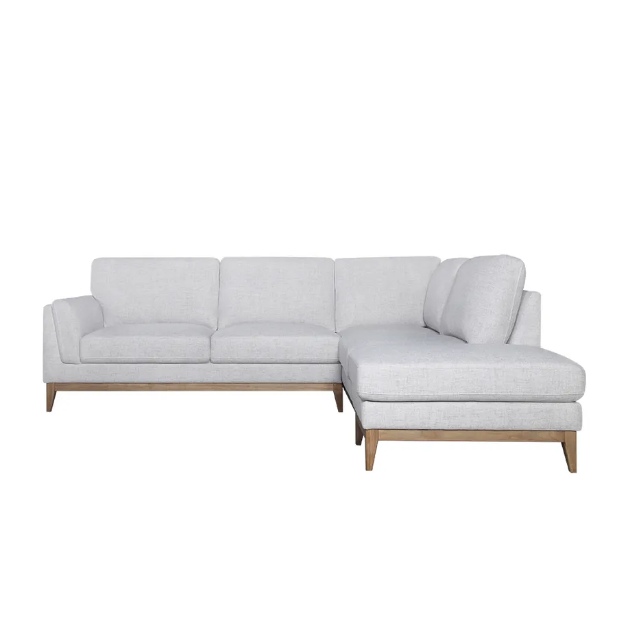 Mimi Luna Almond Corner Sofa - Right Hand Facing