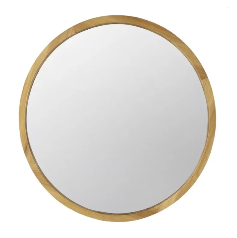 Meringa Round Wood Mirror 70cm