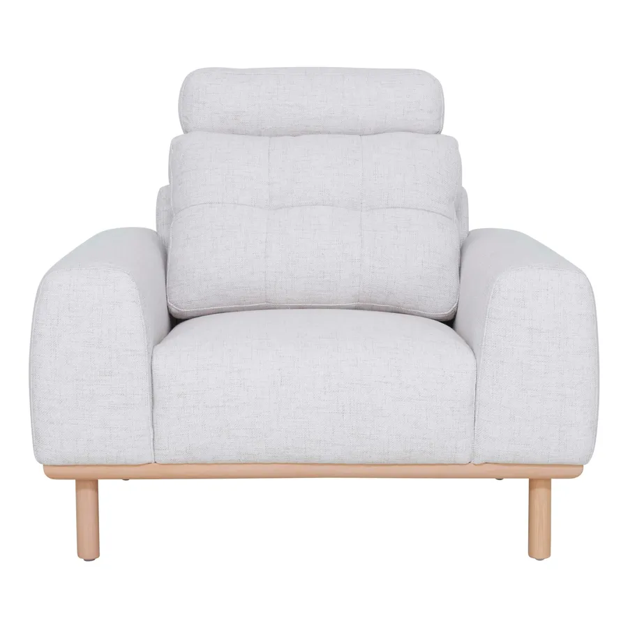 Stratton Armchair in Cloud White Sand