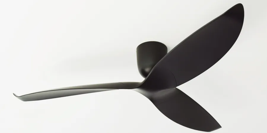 Aeratron AE3+ 3 Blade 60" DC Ceiling Fan With Remote Black