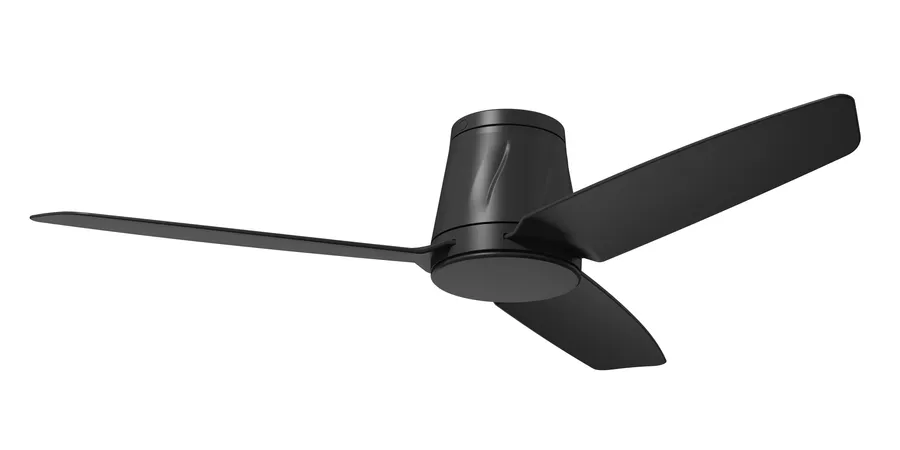 Calibo Profile 50" (1250mm) DC Low Profile Ceiling Fan with Remote Matte Black