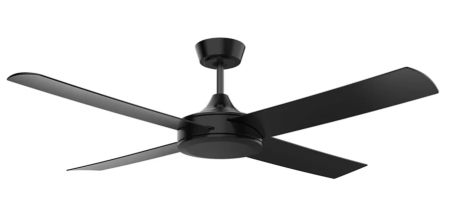 Calibo Breeze Silent 48" (1220mm) ABS AC Ceiling Fan with Remote Black