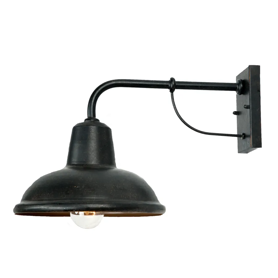 Urban Lantern Style Wall Light Antique Bronze