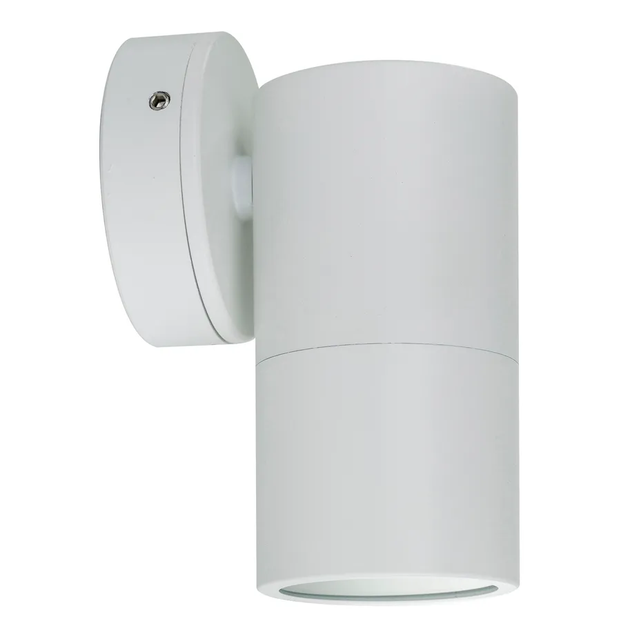 White Tivah Exterior IP65 Fixed Pillar LED Light 240V GU10 5W LED Tri Colour