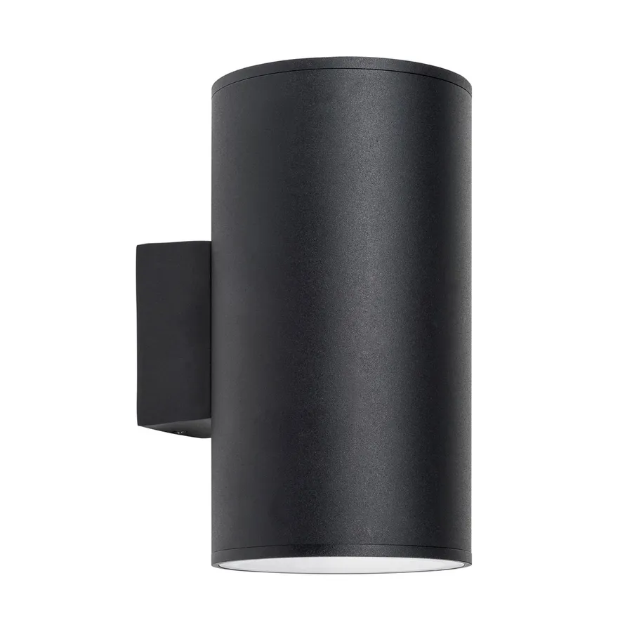 Porter 30W Tri-Colour LED Up/Down Wall Pillar Light Black