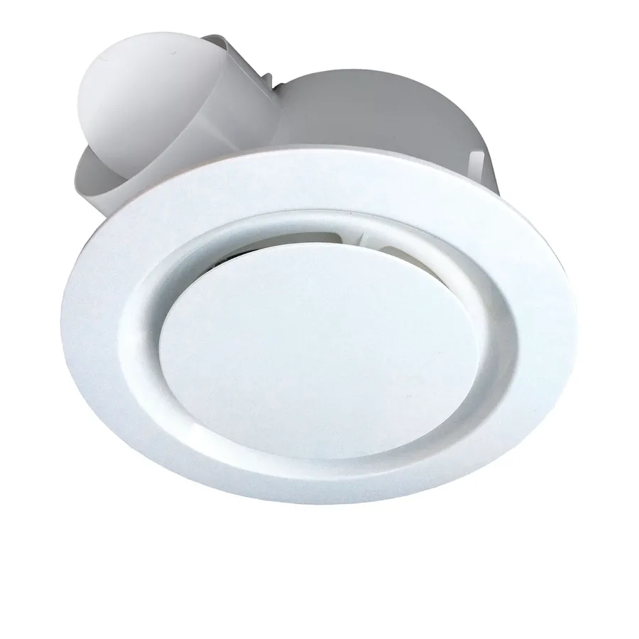 Round Ventair Airbus 250 Pro-V Bathroom Exhaust Fan White