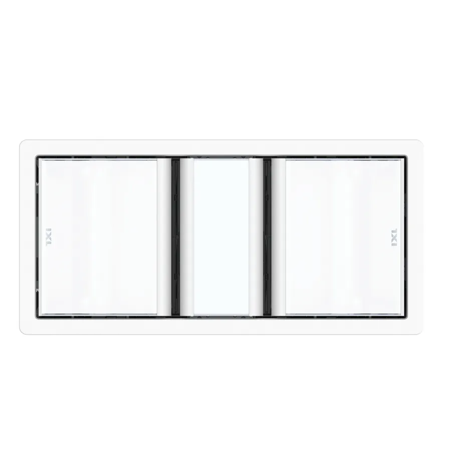 IXL Tastic Luminate Dual Bathroom 3 In 1 Heater Exhaust And LED Light White