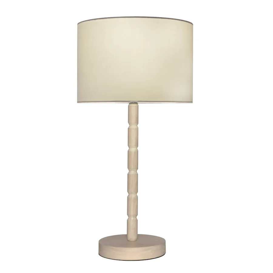 Cougar Emma Table Lamp Edison screw (E27) Limed Oak