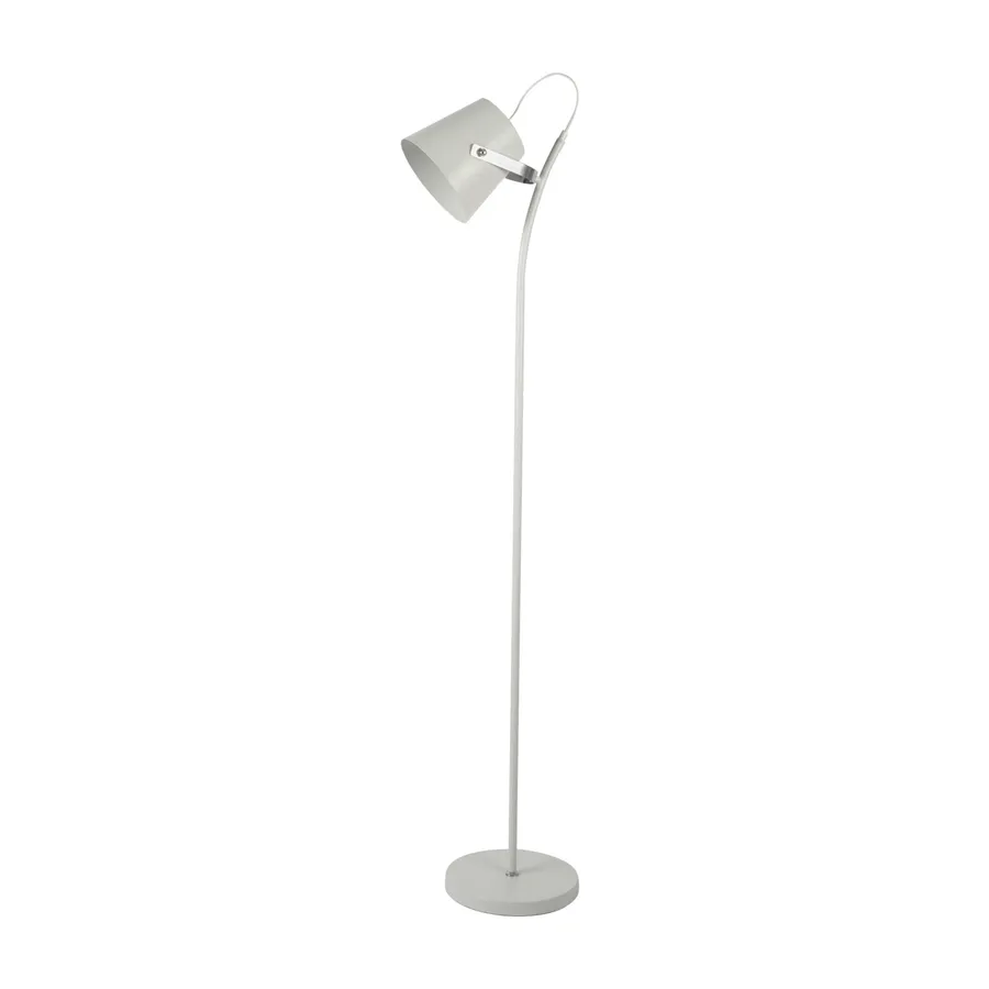 Domus Elsa Adjustable Floor Lamp Edison Screw (E27) White
