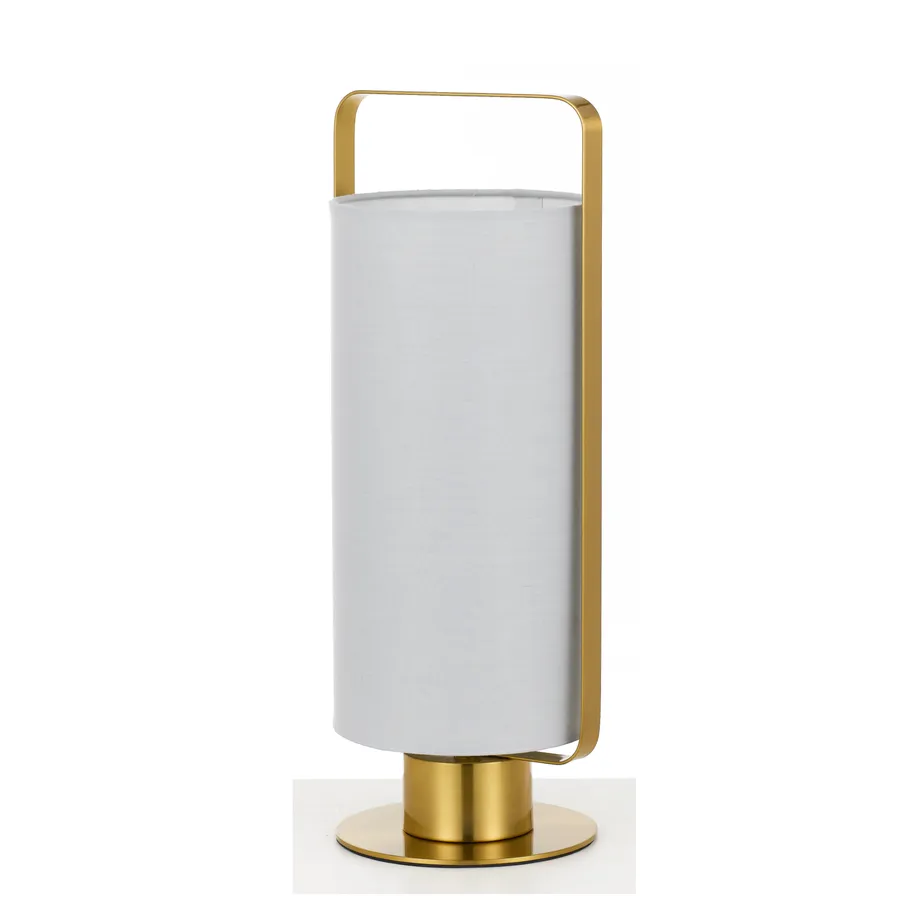 Telbix Orwel E27 Table Lamp Grey / Antique Gold