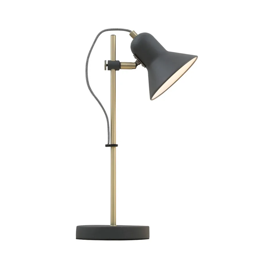 Telbix Corelli Adjustable Table Lamp (GU10) Black
