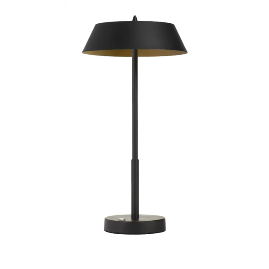 Telbix Allure 7W LED Touch Dimmable Table Lamp Black and Gold