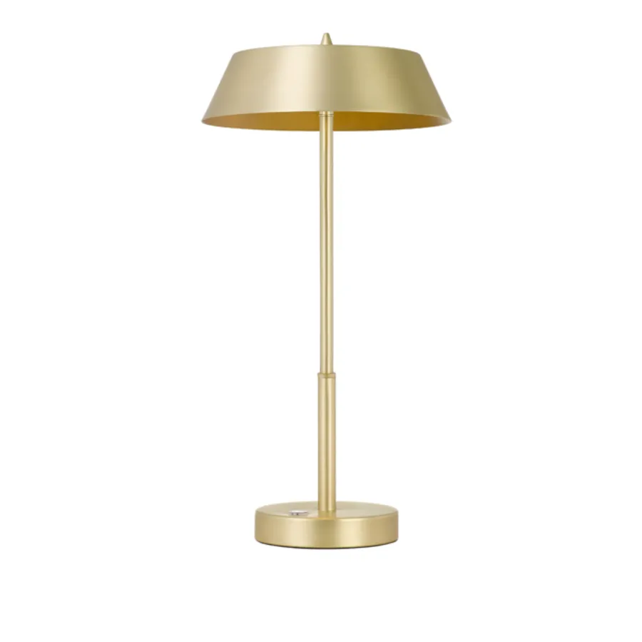 Telbix Allure 7W LED Touch Dimmable Table Lamp Brass and Gold