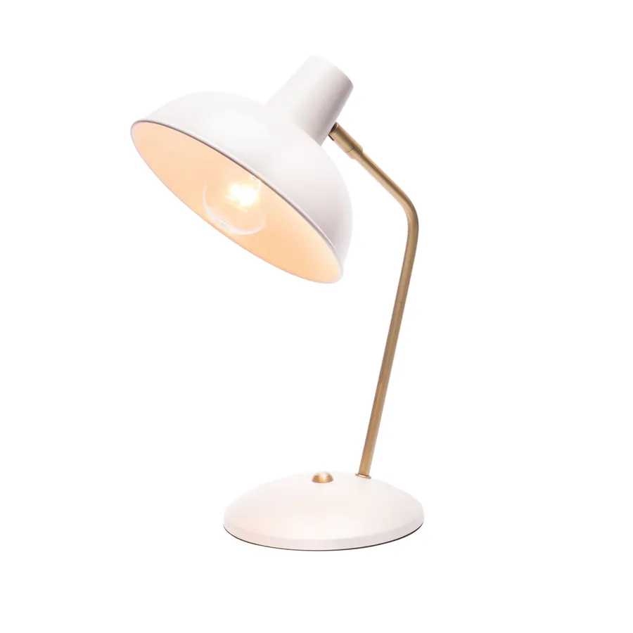 Lucy Mercator E27 Table Lamp White