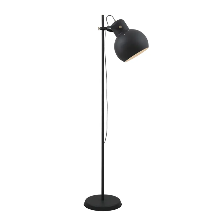 Telbix Mento Adjustable Floor Lamp Edison Screw (E27) Black