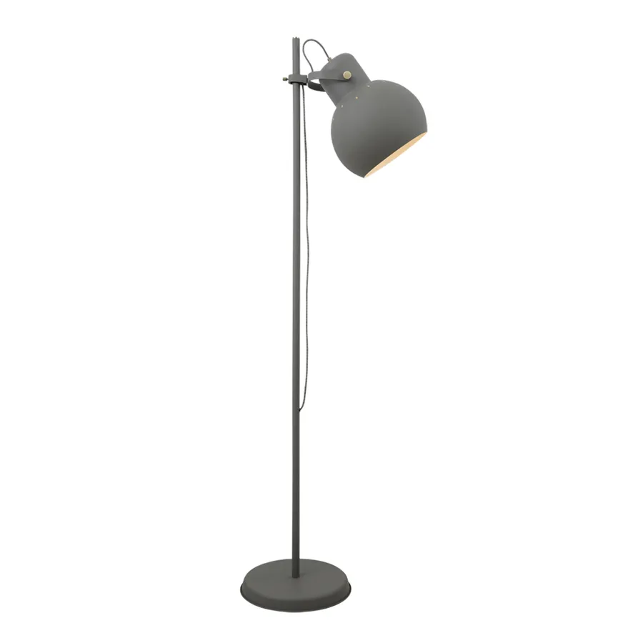 Telbix Mento Adjustable Floor Lamp Edison Screw (E27) Grey