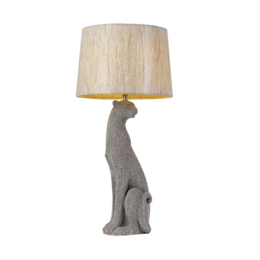 Telbix Nala Table Lamp Edison Screw (E27) Silver