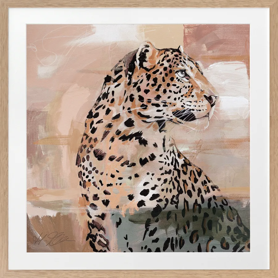 Reminiscent Clay Framed Art Print