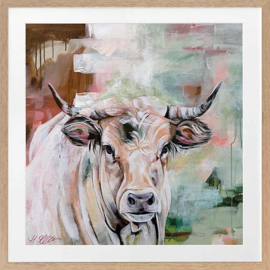 State Of Grace Brown Framed Art Print