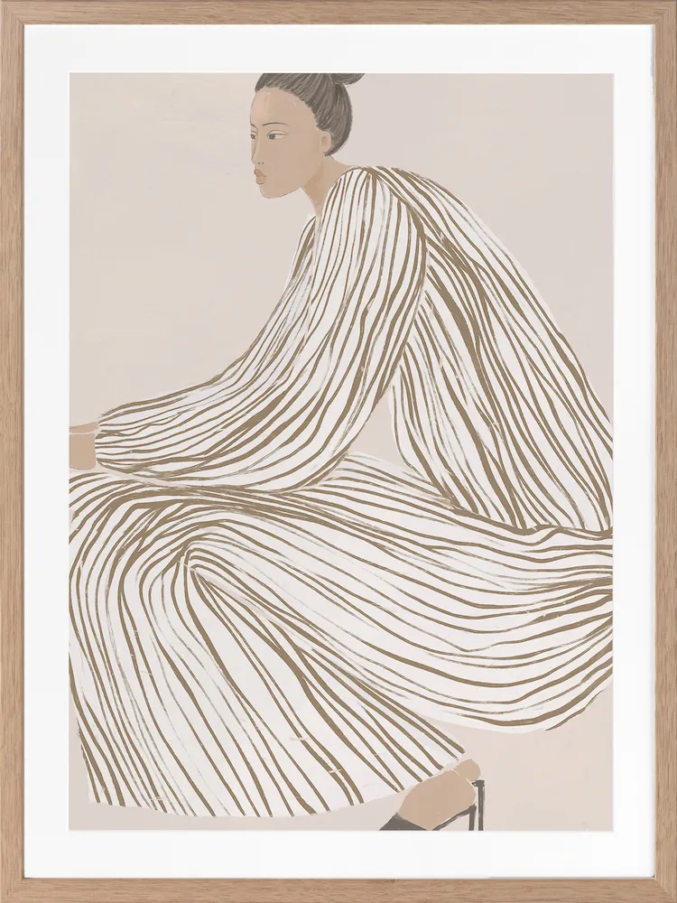 Delilah Dazzling Framed Art Print