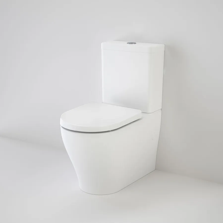 Caroma Luna Slim Cleanflush Toilet Suite - Upgraded Seat Design