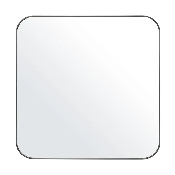 Studio Square Curve Mirror - Black