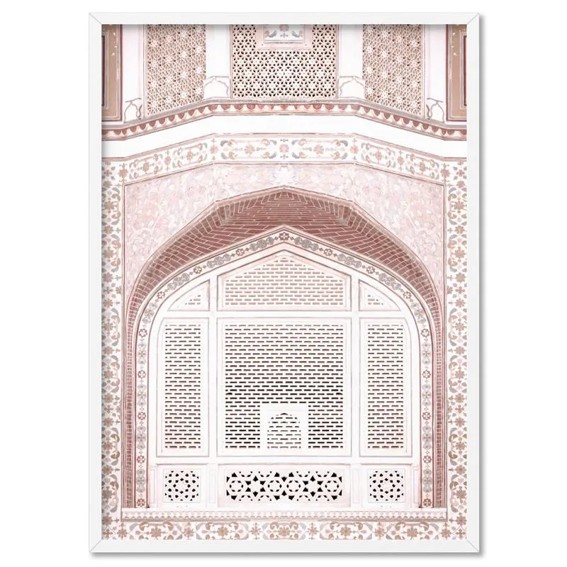 Pastel Dreams in the Amber Palace - Art Print