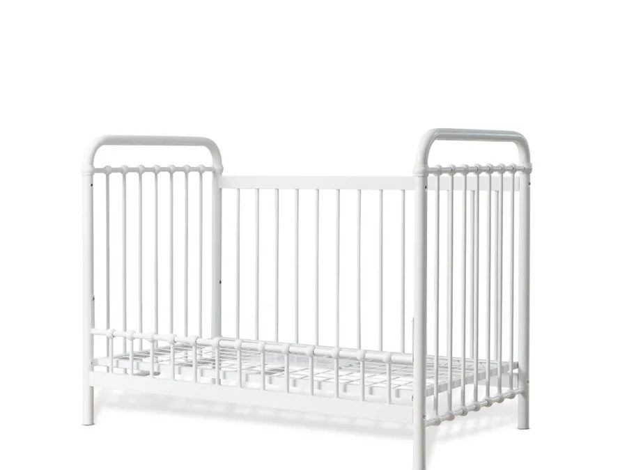 Sonata Cot Toddler Bed Conversion - White