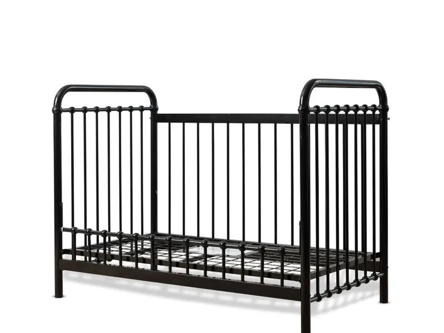 Black cot cheap bed