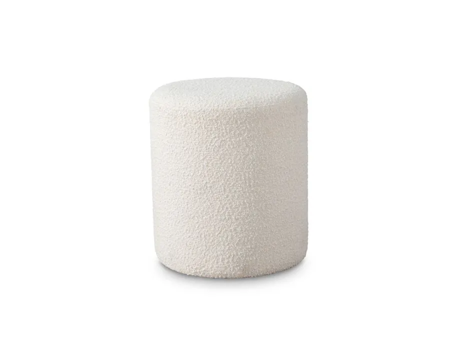 Boucle Ottoman - Small - Cream