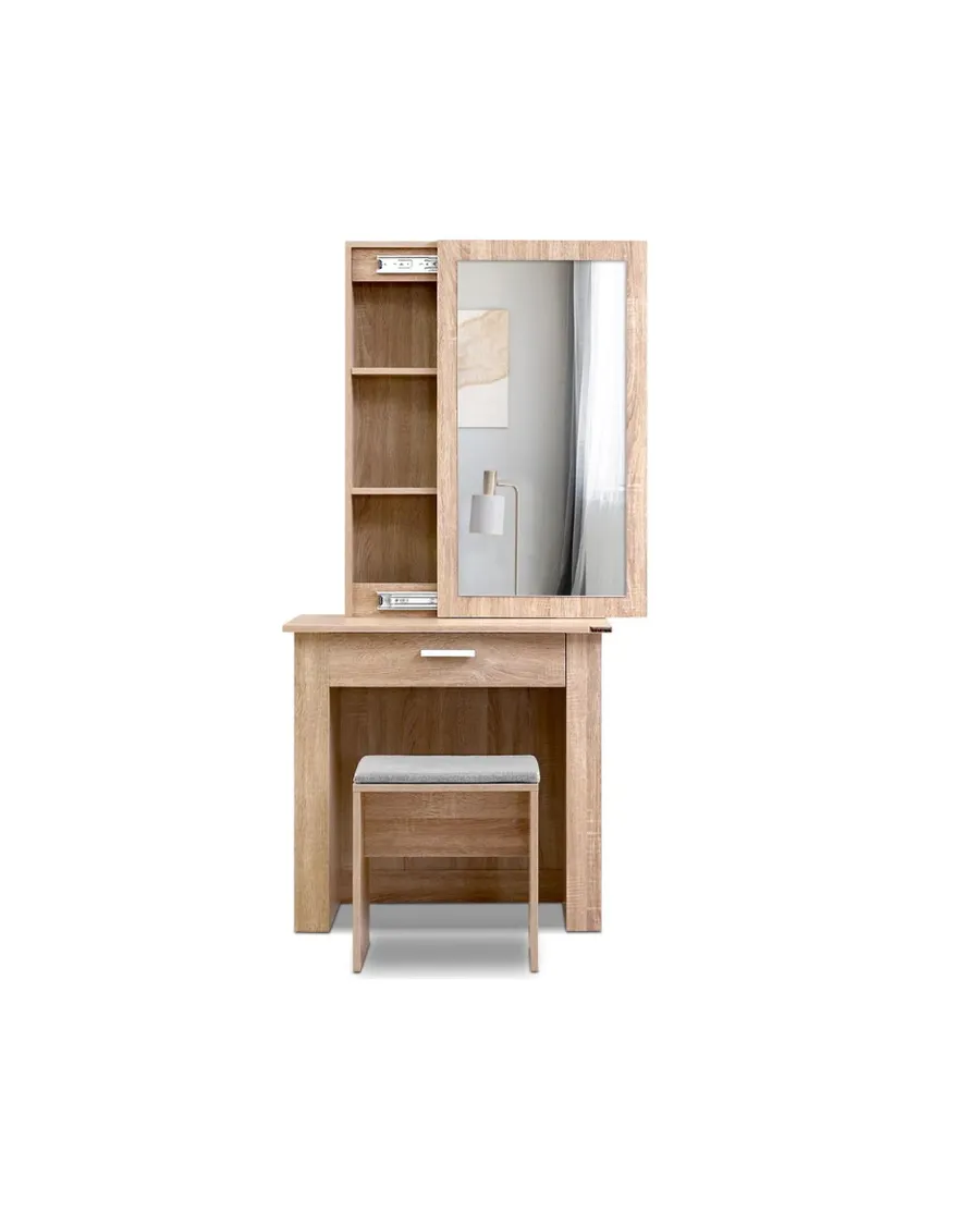 Harriet Dressing Table Jewellery Cabinet Wood 74cm x 160cm
