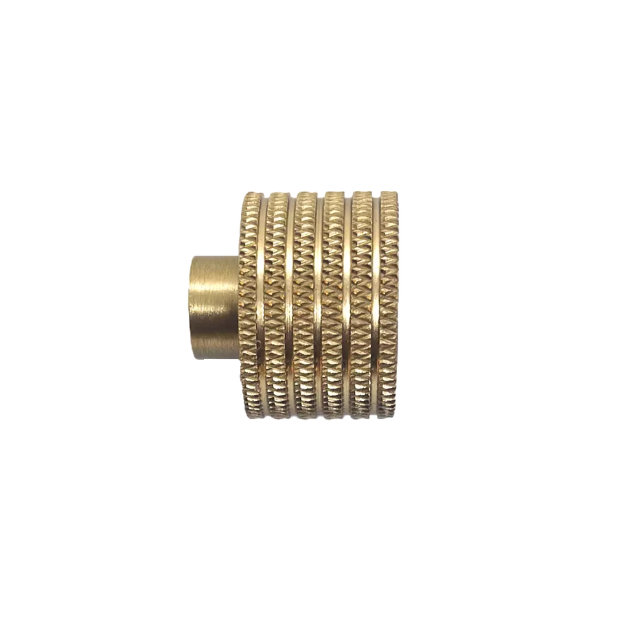 TUNIE SOLID BRASS KNURLED KNOB