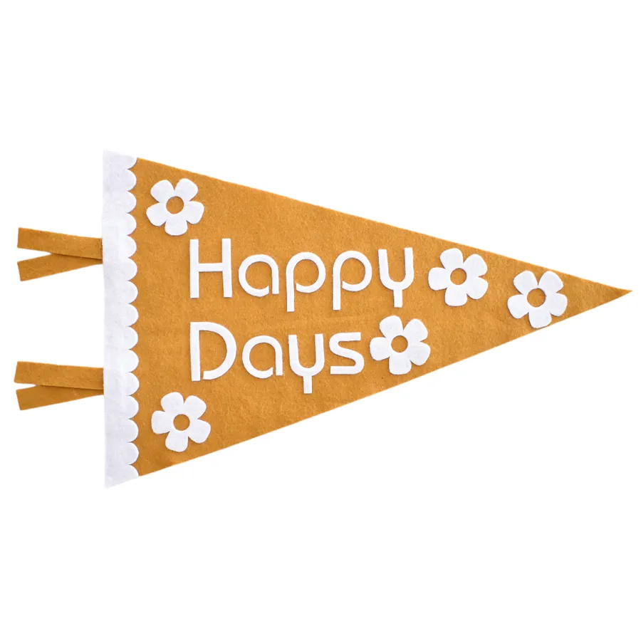 Happy Days Floral Wall Hanging