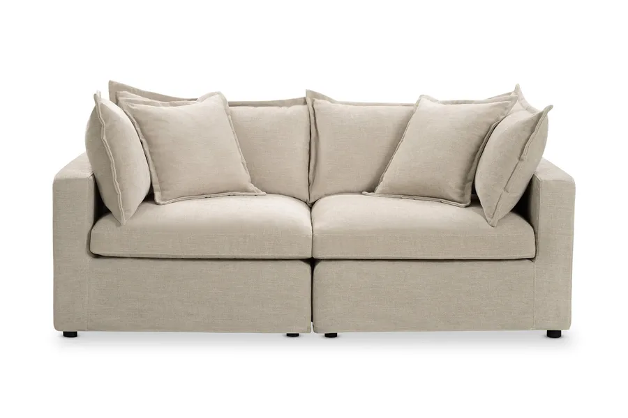 Haven Coastal 3 Seat Sofa, Beige, by Lounge Lovers