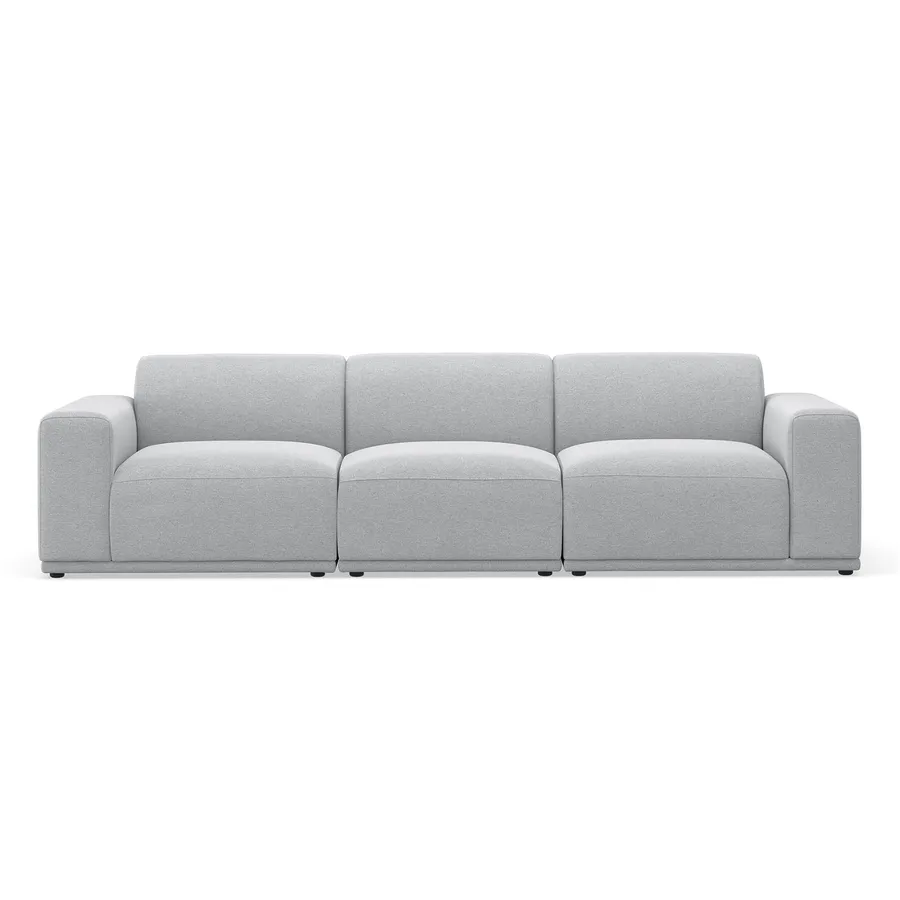 Bailey 3.5 Seater Modular Sofa, Cloud Grey